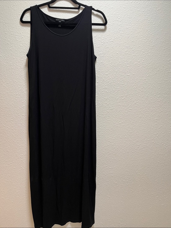 Eileen Fisher Dresses & Skirts - Eileen Fisher Black Sleeveless Maxi Dress